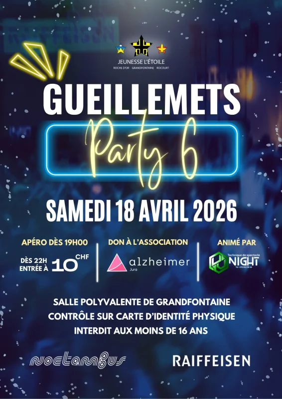 Gueillemets Party : 6ème édition