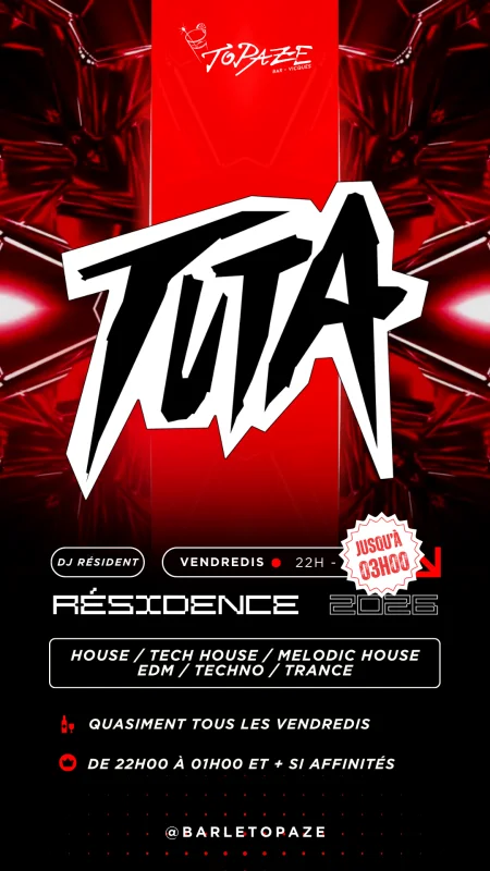 🎧 DJ TUTA @BARLETOPAZE