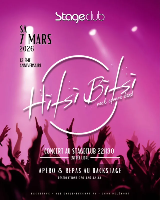 Hitsi Bitsi – 13ème Anniversaire Stageclub