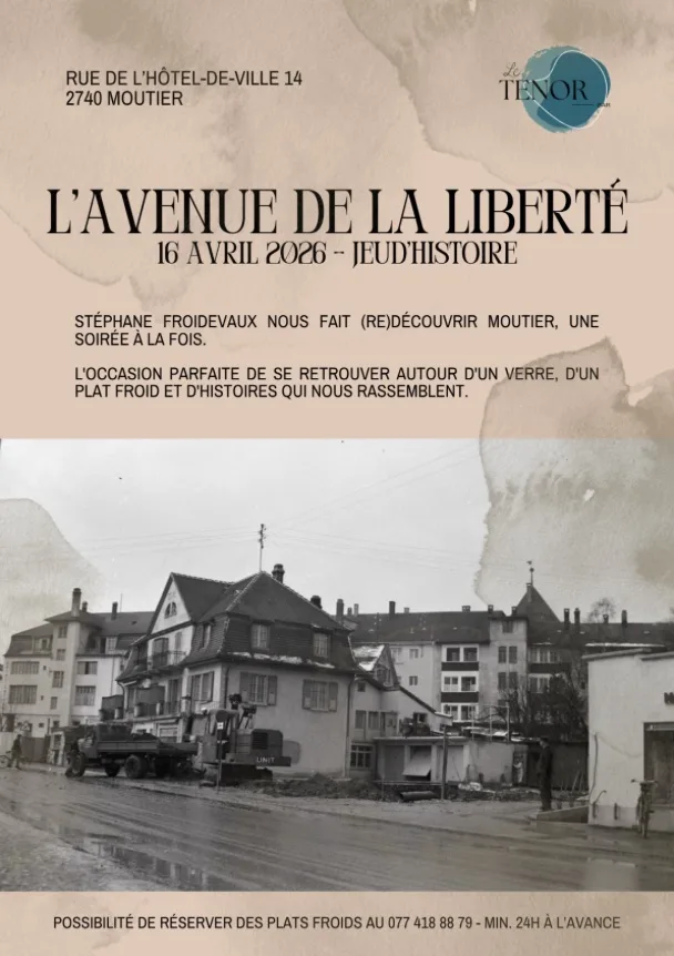 L'Avenue de la Liberté – Jeud'Histoire – Le Ténor
