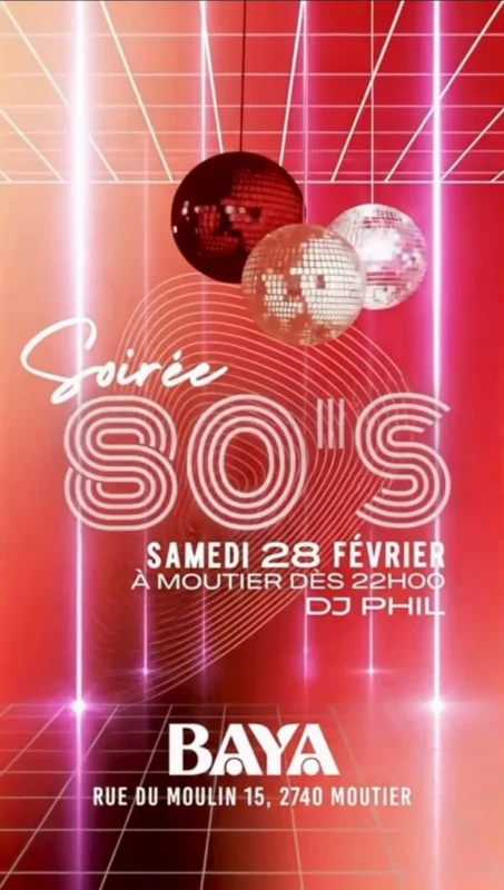 Soirée 80's - Baya