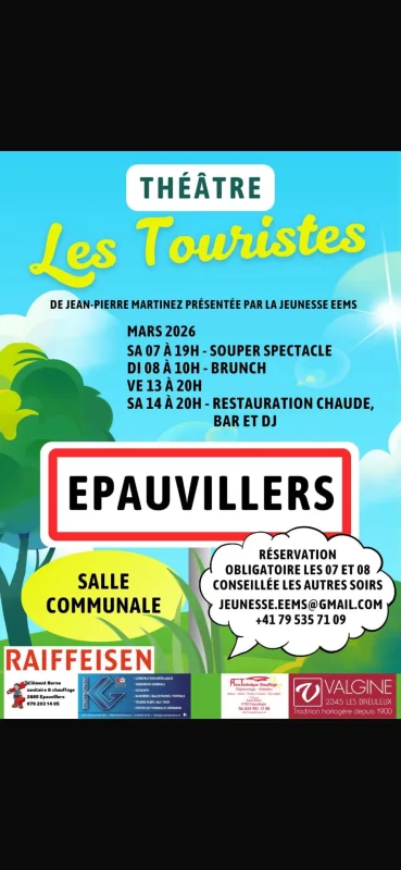 Théâtre "Les Touristes" – Souper Spectacle