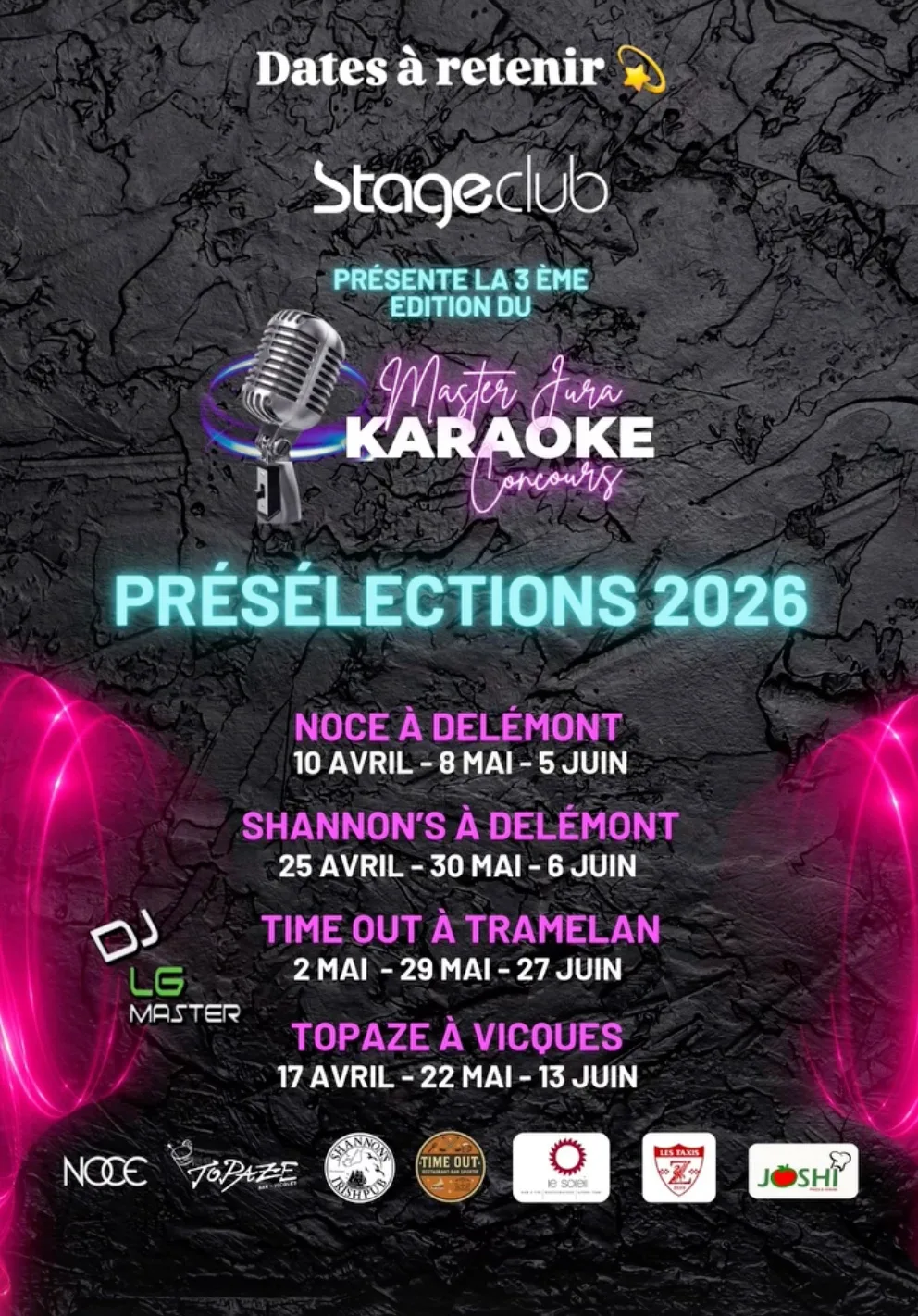 Master Jura Karaoke – Présélection – Topaze Vicques